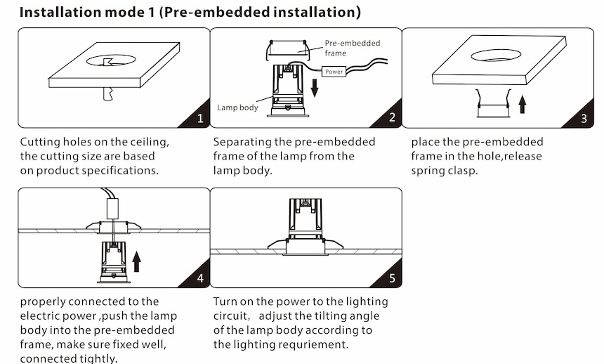 Guide To Installing Recessed Led Downlights
